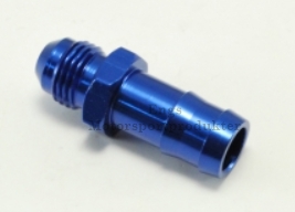 AN6 13mm Slange Rett -Han -Blå