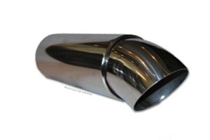 Rustfri 3,0'' demper 4,5'' bøy