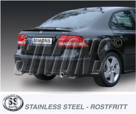 2,5'' Halvsats 9-3 Aero 2,8T/ 2,0T 06- + 1,8T/ 2,0T 03-