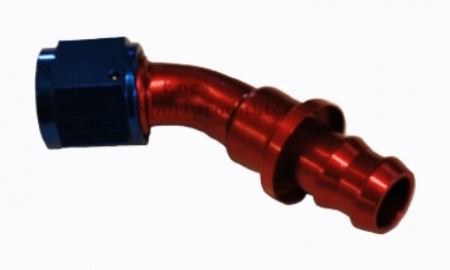 AN10 17mm Slange 45 bøy