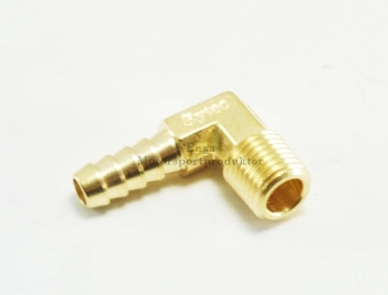 1/8 NPT til 6mm slange - 90*