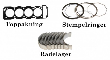 Overhalingssett, Saab H-motor