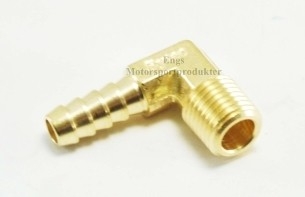 1/4 NPT til 8mm slange 90 bøy